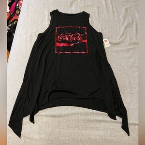 NWT Large Coca-Cola top